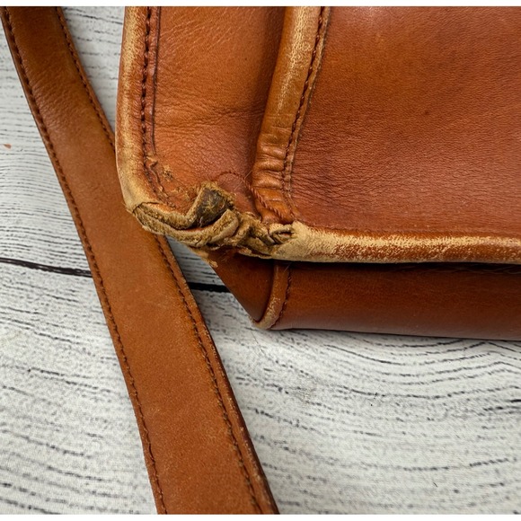 Coach Legacy Briefcase Satchel Leather Brown Classic Flap Buckle 308 17 - Picture 4 of 14